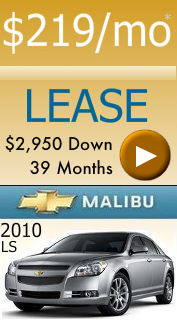 2010 Chevy Malibu Lease Special at Carter Chevrolet