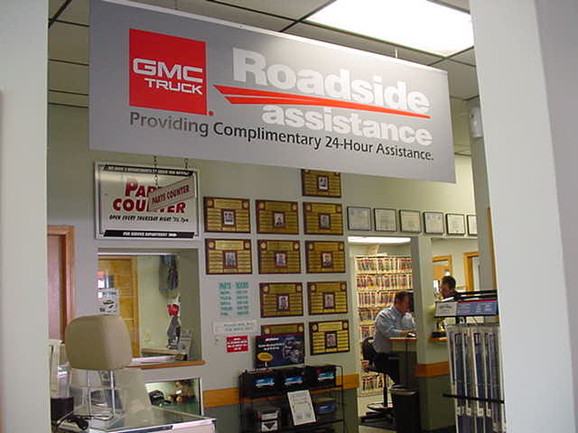 Gmc dealer parts department #3