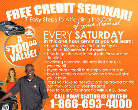 Free Credit Seminar – Dallas – Fort Worth TX – Drivers Select