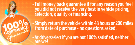 Money Back Guarantee on Used Cars in Dallas Texas -Drivers Select