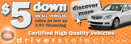 $5.00 Down - Buy Quality Used Car – Drivers Select Dallas TX
